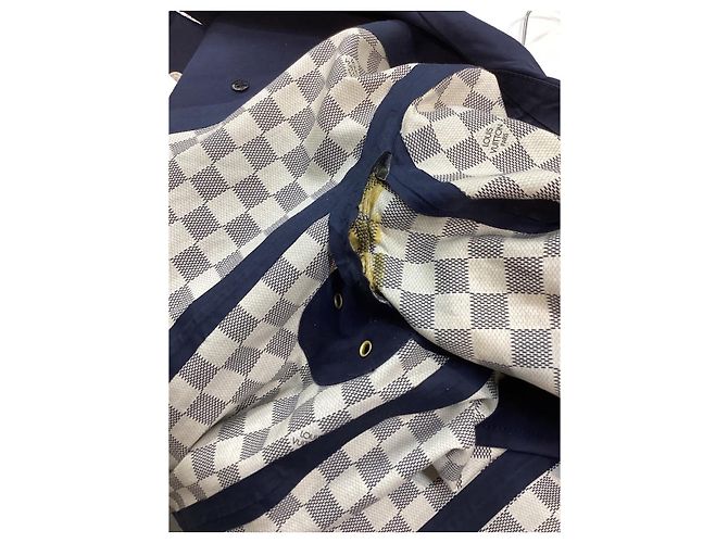 Abrigos Louis Vuitton T.FR 42 Algodón Azul - vista 10