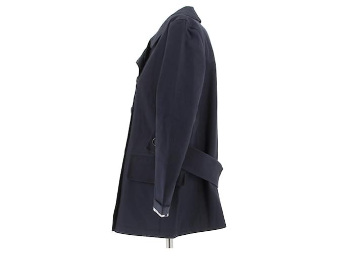 Abrigos Louis Vuitton T.FR 42 Algodón Azul - vista 4