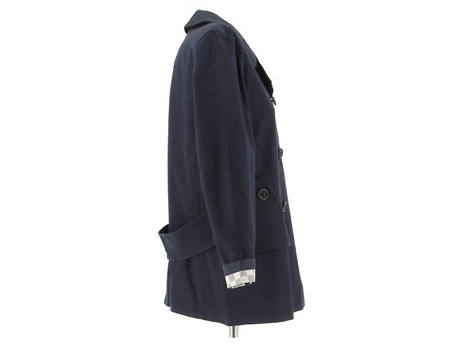 Abrigos Louis Vuitton T.FR 42 Algodón Azul - vista 5