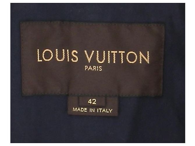 Abrigos Louis Vuitton T.FR 42 Algodón Azul - vista 6