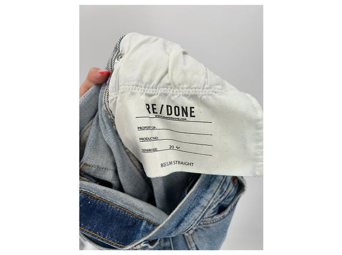 Jeans Re/Done T.US 26 Algodão Azul - vista 5