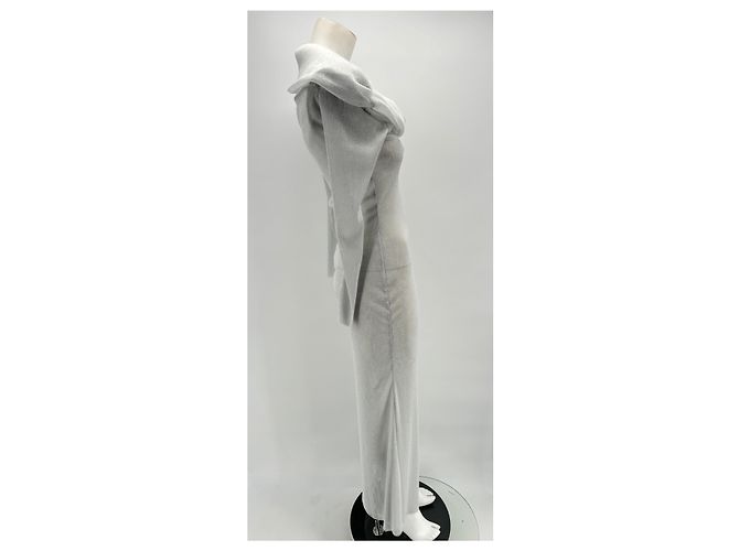 Autre Marque La Semaine vestidos T.FR 38 Poliéster Gris - vista 3