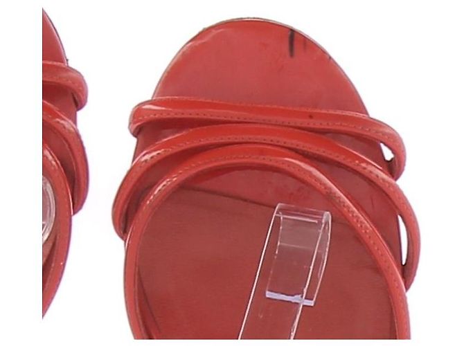 Sandali Chanel T.EU 38 Pelle Arancione - vista 9