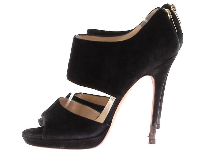 Tacchi Jimmy Choo T.EU 39 Camoscio Nero - vista 2