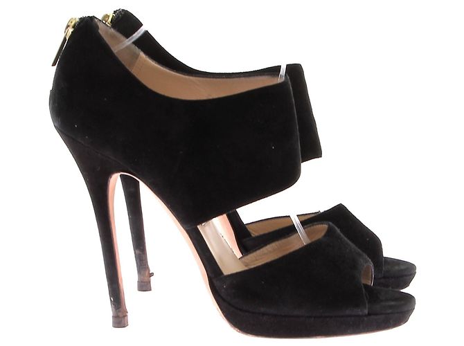 Tacchi Jimmy Choo T.EU 39 Camoscio Nero - vista 3