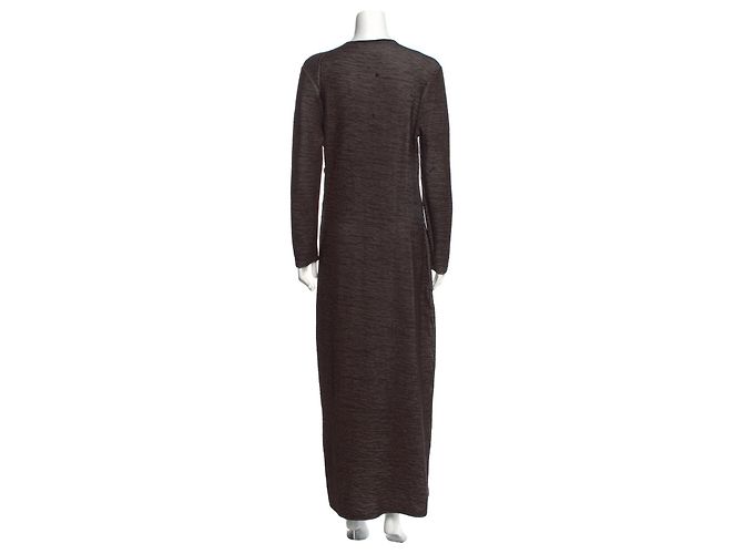Autre Marque Vestido Christopher Esber Crochet Anglaise Marrón Castaño - vista 4