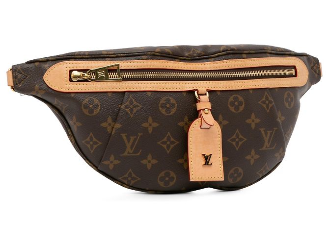 Bumbag Marsupio a vita alta con monogramma marrone Louis Vuitton - vista 2