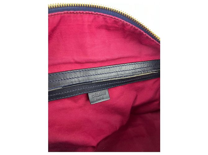 Céline Boston Bag Vintage Triomphe Canvas in sehr gutem Zustand - Ansicht 12