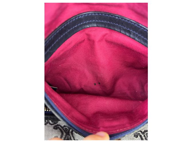 Céline Boston Bag Vintage Triomphe Canvas in sehr gutem Zustand - Ansicht 14