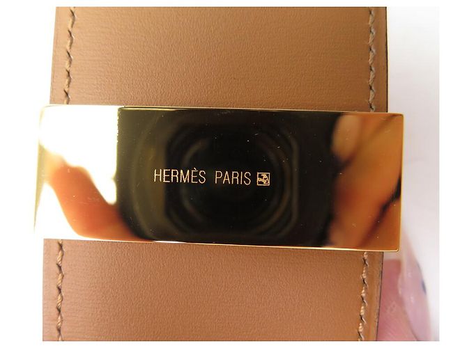 Hermès NOVA COLAR DE CÃO COM CINTO HERMES MEDOR75 CINTO DE COURO DE CROCODILO Vermelho - vista 9
