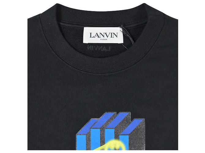 Sudadera Lanvin x DC Comics Batman de algodón negro - vista 5