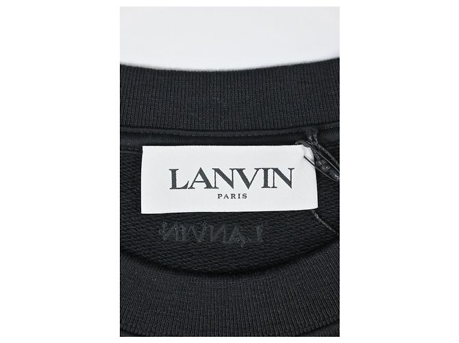 Sudadera Lanvin x DC Comics Batman de algodón negro - vista 9