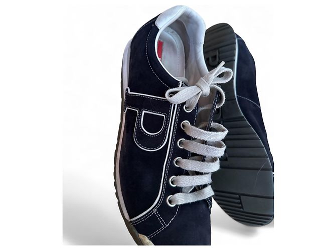Sneakers Prada in pelle nere Nero - vista 3