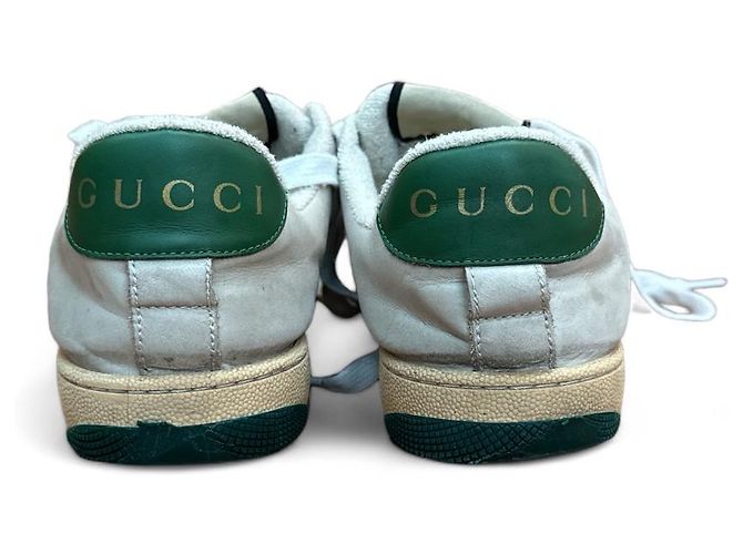Sneakers Gucci in pelle bianca Bianco - vista 4