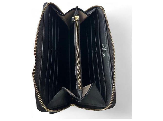 Cartera Rockstud Valentino Garavani de cuero negro - vista 4