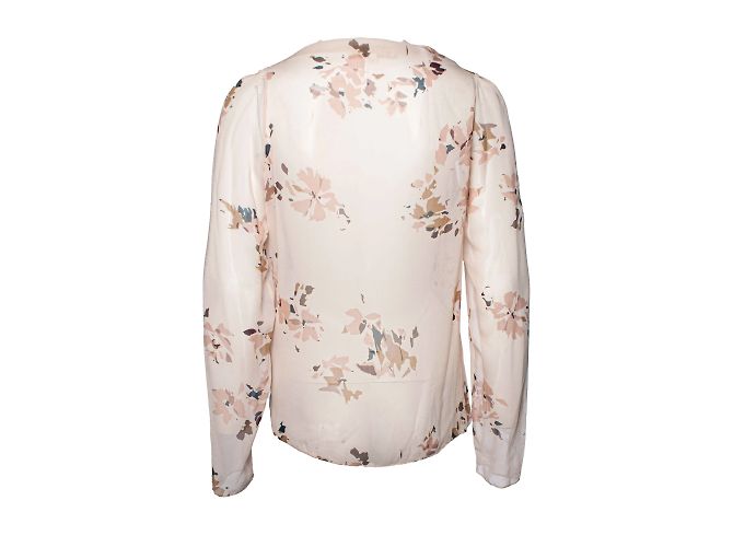 Autre Marque vanesa bruno, top de seda con estampado de flores Rosa - vista 2