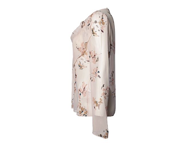 Autre Marque vanesa bruno, top de seda con estampado de flores Rosa - vista 3