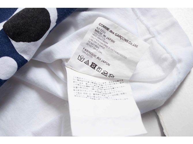 Comme Des Garcons Gioca a Comme des Garçons, Maglietta bianca Bianco - vista 5
