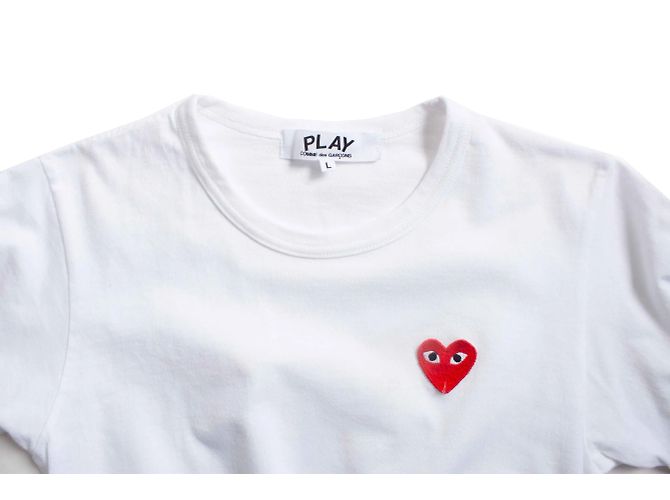 Comme Des Garcons Gioca a Comme des Garçons, Maglietta bianca Bianco - vista 9