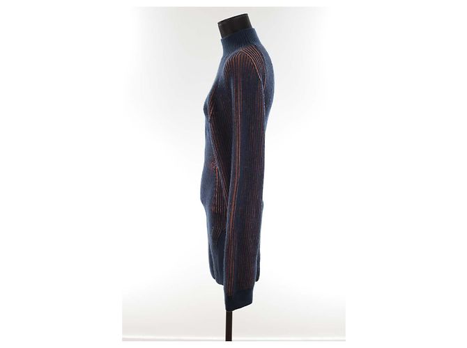 Fenty Vestido de lana Azul - vista 3