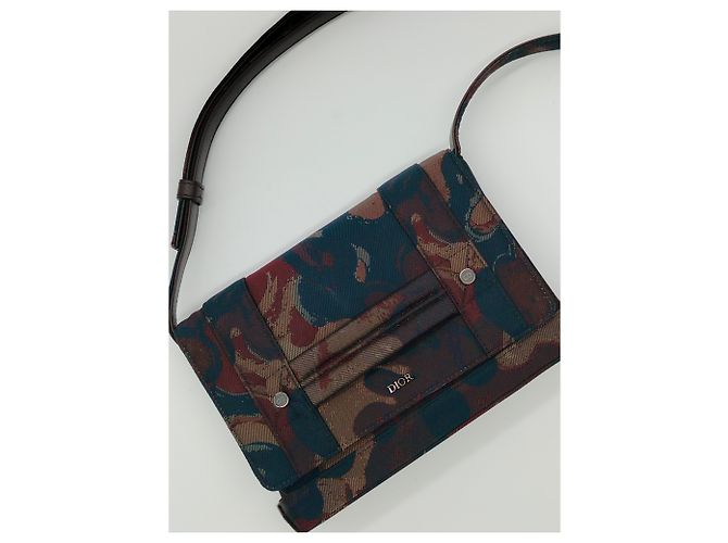 Borsa a tracolla marrone Dior x Peter Doig - vista 8