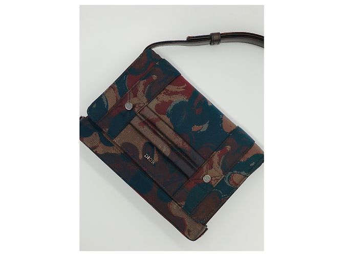 Borsa a tracolla marrone Dior x Peter Doig - vista 9