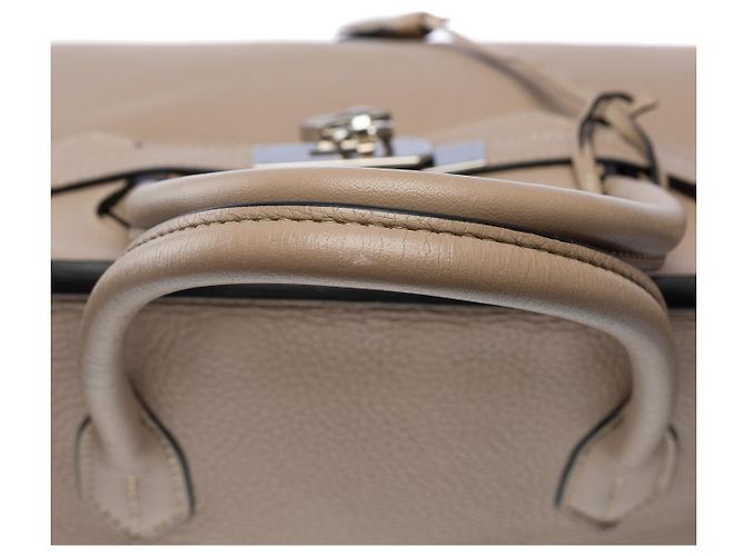 Hermès Sac HERMES Birkin 40 en Cuir Gris - 101972 - vue 10
