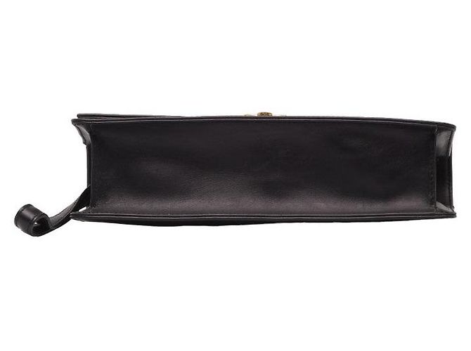 Alfred Dunhill Borsa a mano in pelle Dunhill nera e dorata in ottime condizioni - vista 4