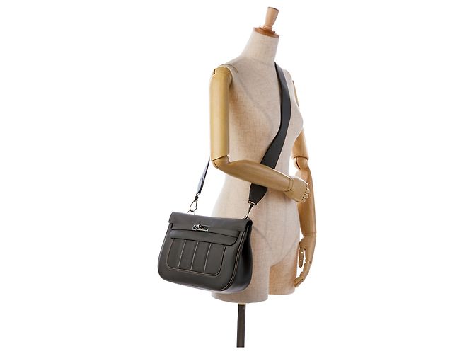 Hermès Graue Swift Berline 28 Anthrazitgrau - Ansicht 16