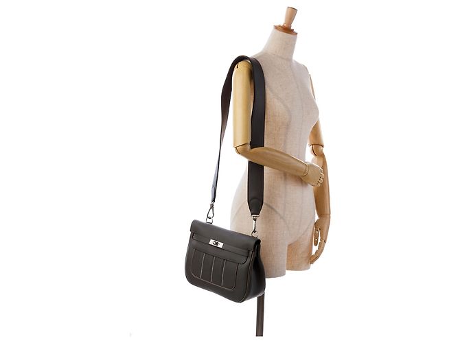 Hermès Graue Swift Berline 28 Anthrazitgrau - Ansicht 17