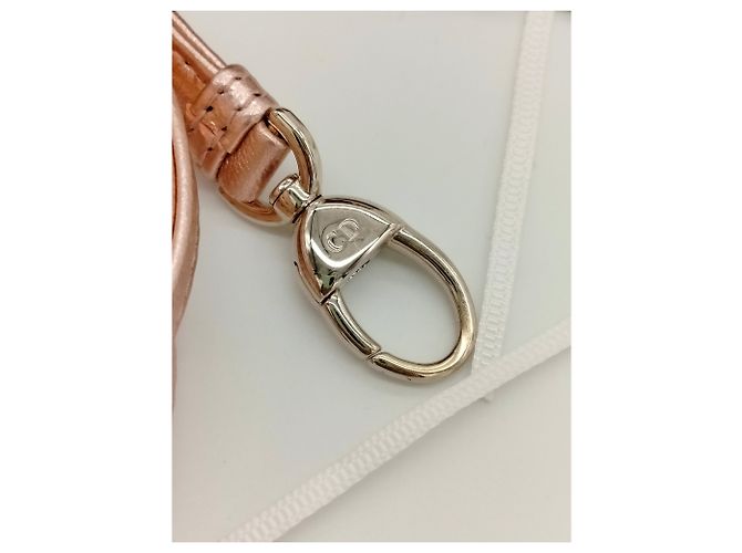 Borsa Lady Dior Mini Dior Rosa con Paillettes - vista 12