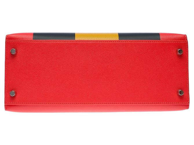 Hermès Hermes Kelly bag 28 in Multicolor Leather - 101992 Multiple colors - view 12