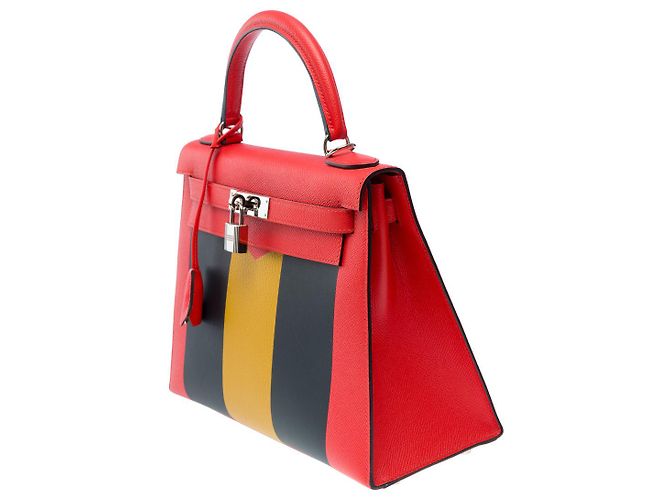 Hermès Hermes Kelly bag 28 in Multicolor Leather - 101992 Multiple colors - view 5