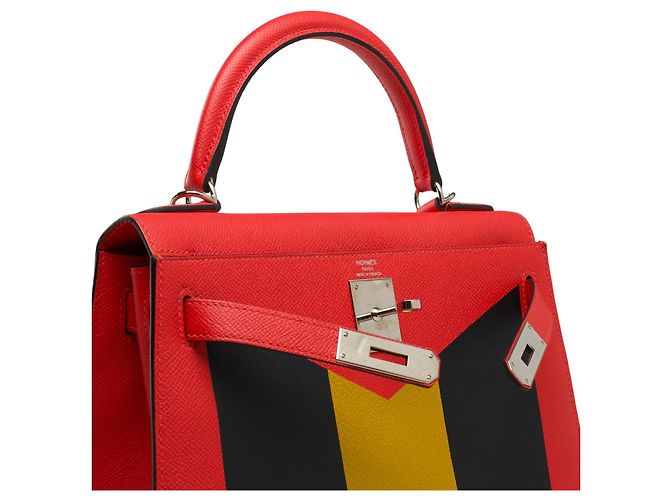 Hermès Hermes Kelly bag 28 in Multicolor Leather - 101992 Multiple colors - view 7