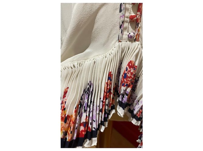 Isabel Marant Seidentop mit buntem Muster Mehrfarben - Ansicht 5