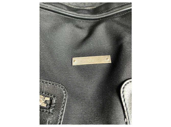 Authentische Reisetasche von Gucci aus schwarzem Nylon - Ansicht 3