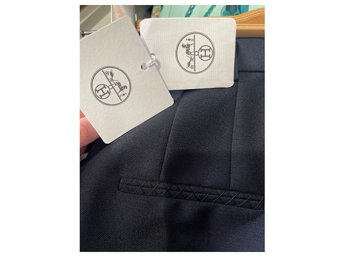 Trim Hermès HERMES Faldas T.Lana S Internacional Azul - vista 5