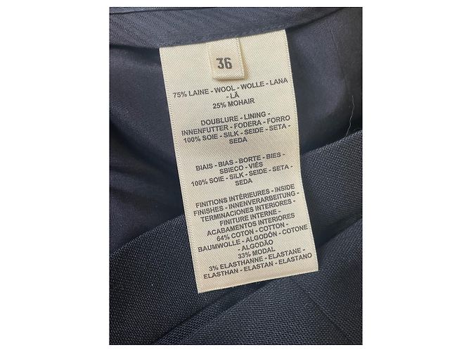 Trim Hermès HERMES Faldas T.Lana S Internacional Azul - vista 7