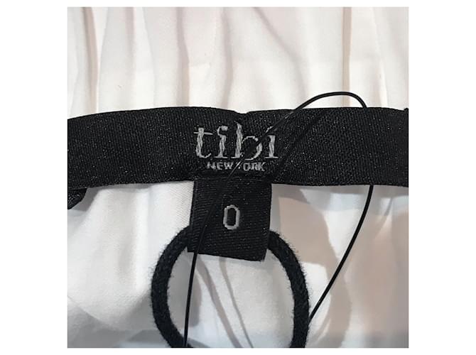 TIBI Tops T.Internacional XS Algodón Blanco - vista 4