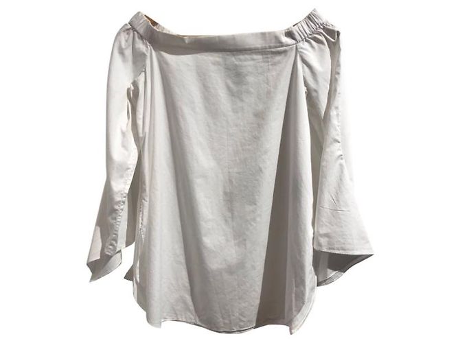 TIBI Tops T.Internacional XS Algodón Blanco - vista 6