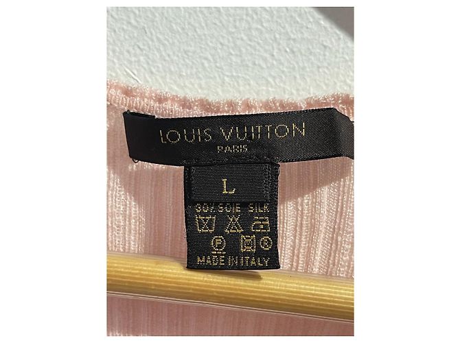 LOUIS VUITTON Tops T.Internacional L Cachemira Rosa - vista 4