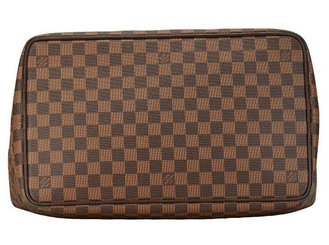 Borsa a mano Louis Vuitton Damier Greenwich PM N41165 Marrone - vista 4