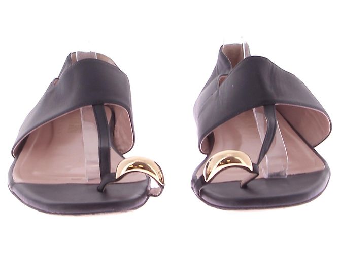 Autre Marque Sandali Gia Borghini T.EU 39 Pelle Nero - vista 4