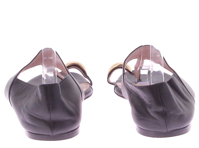 Autre Marque Sandali Gia Borghini T.EU 39 Pelle Nero - vista 5