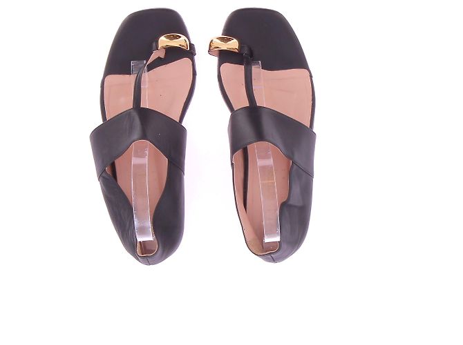 Autre Marque Sandali Gia Borghini T.EU 39 Pelle Nero - vista 6