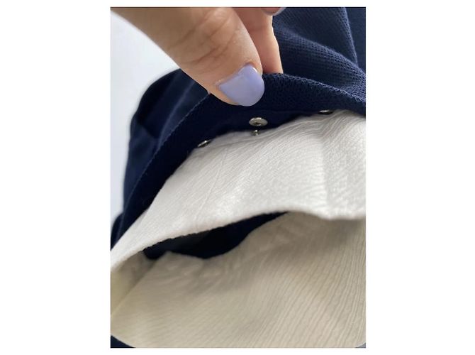 Vestido Chanel T.FR 40 de seda Azul marino - vista 8