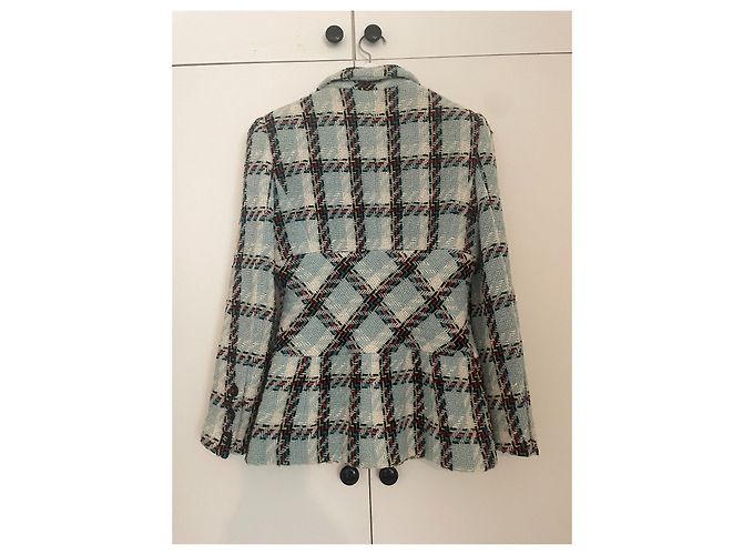 Cambon Chanel 1995 runway Barbie Blue Jacket FR38 - view 2