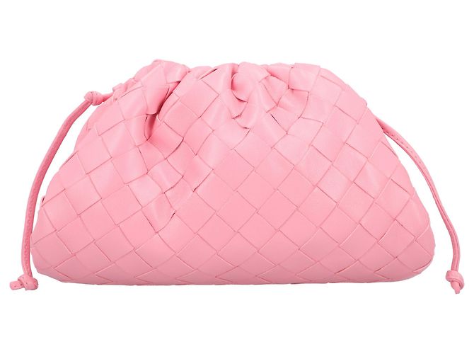 Mini pochette di Bottega Veneta rosa - vista 3