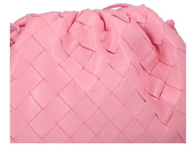 Mini pochette di Bottega Veneta rosa - vista 5