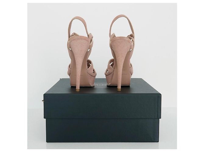Sandali Tribute in pelle rosa Yves Saint Laurent - vista 3